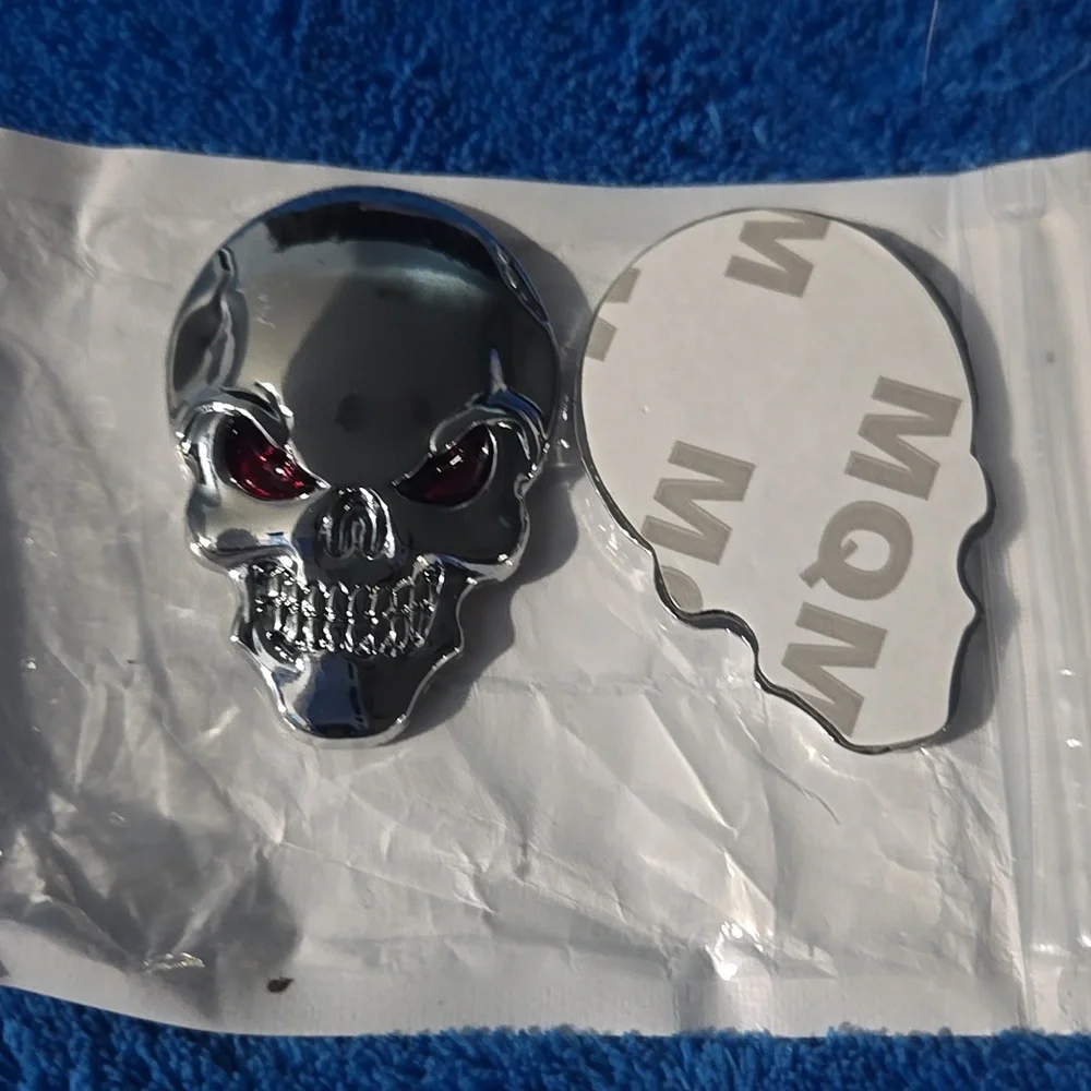Metal car decals